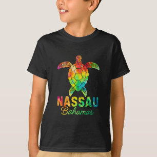 Camiseta Férias na Praia Nau Hamas Tie Dye Tartaruga Marinh
