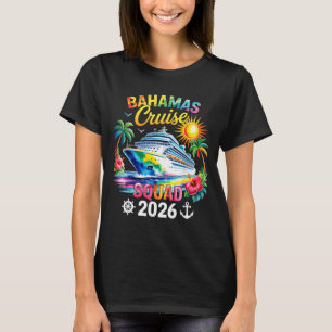 Camiseta Férias nas Bahamas 2026 Equipe Família Amigos Corr
