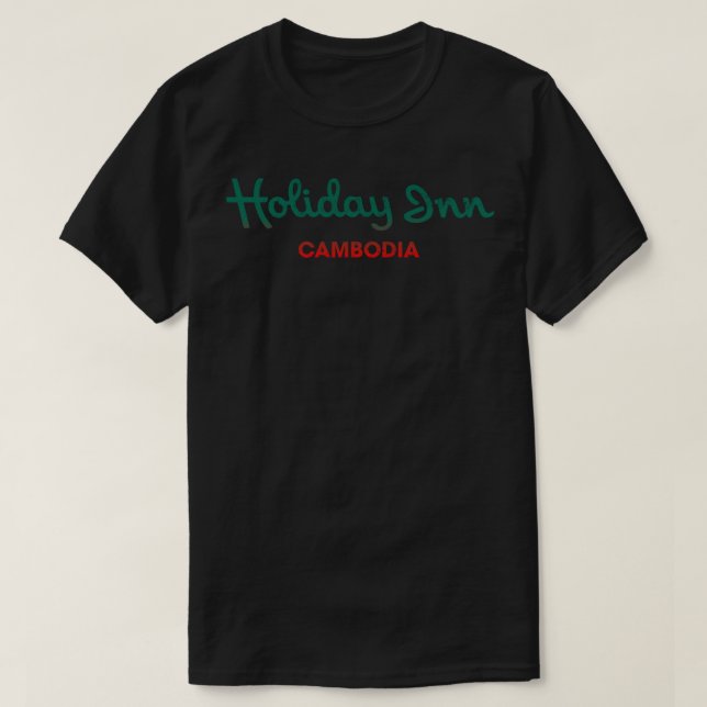 Camiseta Férias No Camboja (Frente do Design)