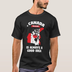 Camiseta férias no Canadá é sempre uma boa ideia Canadá C