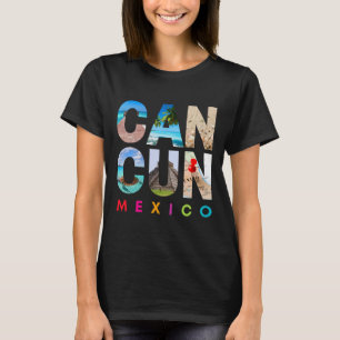 Camiseta Férias no Cancun México Grupo Familiar Corresponde