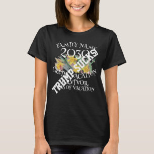 Camiseta Férias no Cruzeiro Trmp 2030 Sobrevivente do Naufr