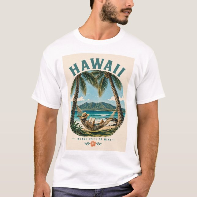 Camiseta Férias no Havaí (Frente)