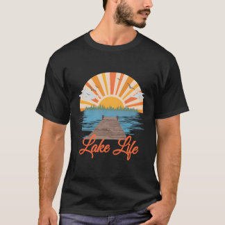 Camiseta Férias no Lago Lake Life Summer