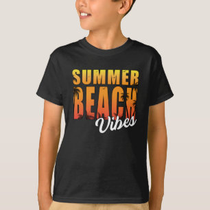 Camiseta Férias no Mar de Verão Surf de Sol Praia Legal P