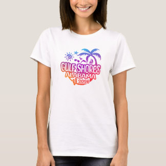 Camiseta Férias ou Viagem para Gulf Shores Alabama 2026