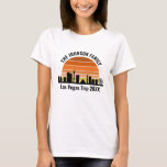 Camiseta Férias Personalizadas em Las Vegas Strip<br><div class="desc">Legal costume do horizonte de Las Vegas nas camisetas femininas do pôr do sol para suas férias em família ou despedida de solteiro para a cidade das luzes. Gamble do nascer do sol ao pôr do sol nesta cidade e lembre-se disso com esta lembrança de keepsasasair.</div>