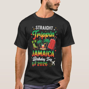 Camiseta Férias Retas na Jamaica Aniversário 2026 F