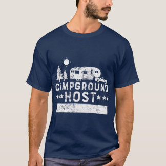 Camiseta Férias RV de acampamento de hospedeiro do acampame