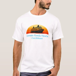 Camiseta Férias Sunset de Cruise Familiar Personalizar
