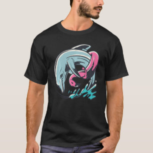 Camiseta Férias Tropicais De Golfinho E Flamingo Beach