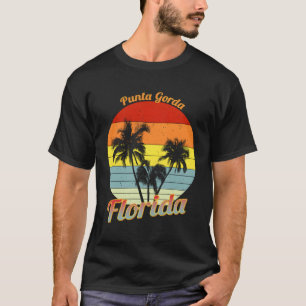 Camiseta Férias Tropicais de Palmeiras de Punta Gorda Flori