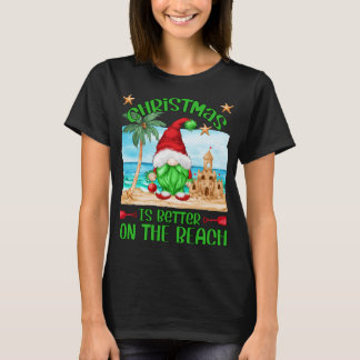 Camiseta Férias Xmas No Gnomo Funny Praia
