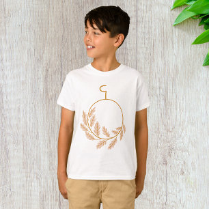 Camiseta Ferida Botânica Minimalista Neutra Moderna
