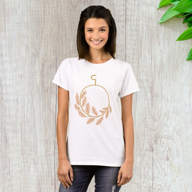 Camiseta Ferida Botânica Minimalista Neutra Moderna (Criador carregado)