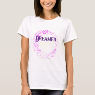 Camiseta Ferida dos olhos dos sonhadores e flores