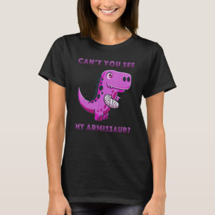 Camiseta Ferimento Braço Quebrado fica bem logo em Cute rex