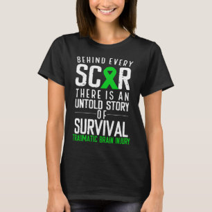 Camiseta Ferimento cerebral traumático Sensibilização ci