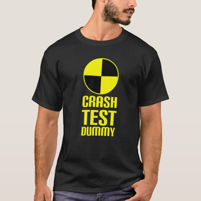 Camiseta Ferimento de Crash Test Dummy Último Minuto Figuru (Frente)