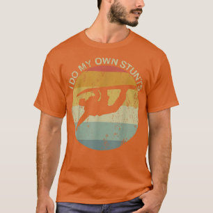 Camiseta Ferimento de Snowboard Snowboard I Do My Self Stun