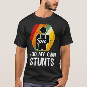 Camiseta Ferimento do Cotovelo do Pulso do Braço Quebrado E