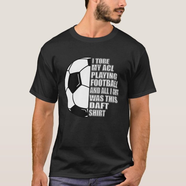 Camiseta Ferimento no Esporte de Recuperação do Joelho de F (Frente)