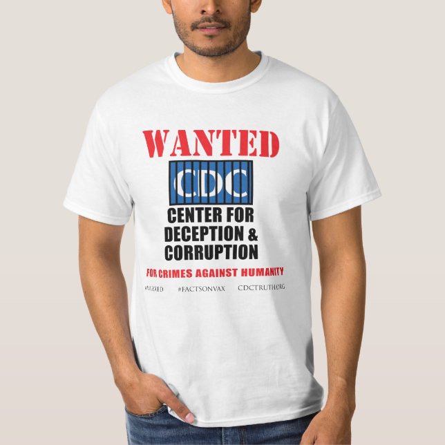 Camiseta Ferimento vacinal SIDS da reunião do protesto do (Frente)