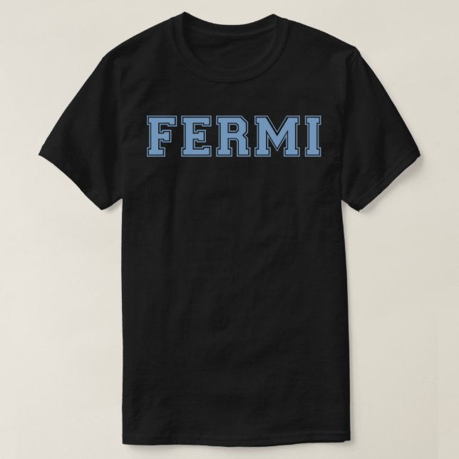Camiseta FERMI BLUE TSirt (Frente do Design)