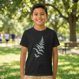 Camiseta Fern - Gymnogramma Sulphureia - Efeito de raios X 
