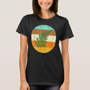 Camiseta Fern Leaf Botanical Vascular Plantas Verdes Flores