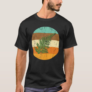 Camiseta Fern Leaf Botanical Vascular Plantas Verdes Flores