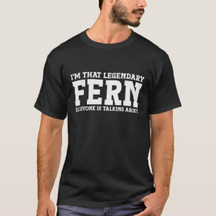 Camiseta Fern Personal Name Women Girl Funny Fern