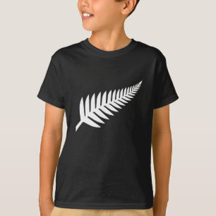 Camiseta Fern prateado neozelandês