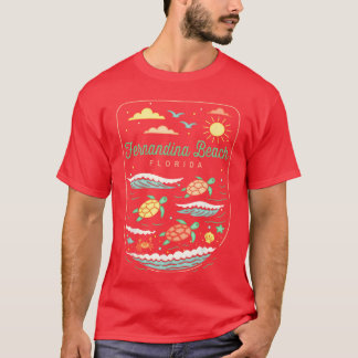 Camiseta Fernandina Beach FL Cute Beach Vacte Sea Turtle