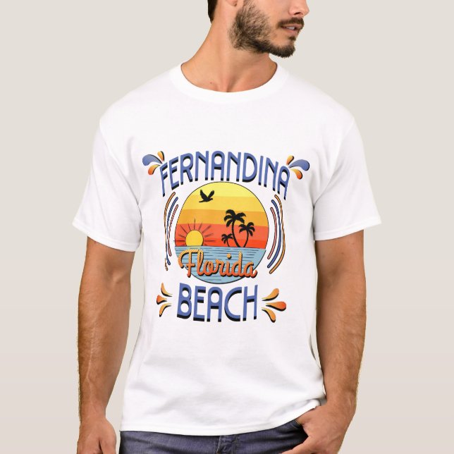 Camiseta Fernandina Beach, Florida (Frente)