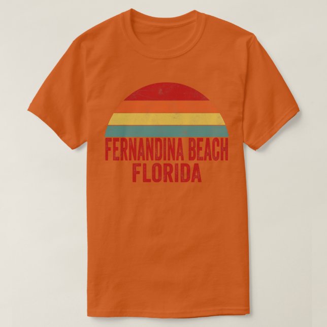 Camiseta Fernandina Beach Florida 1 (Frente do Design)