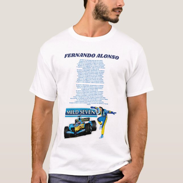 Camiseta Fernando Alonso F1 Renault t-shirt (Frente)