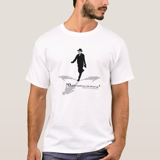 Camiseta Fernando Pessoa - Deus #1 (Frente)