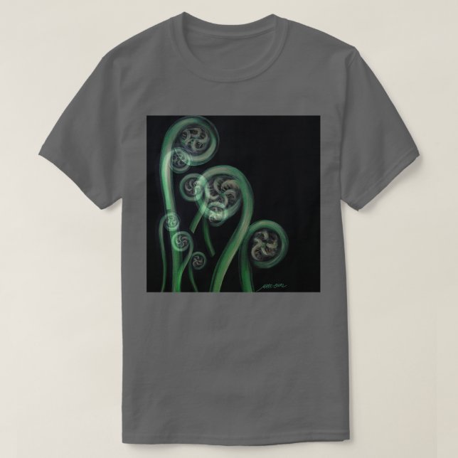 Camiseta Ferns em Black Moko (Frente do Design)