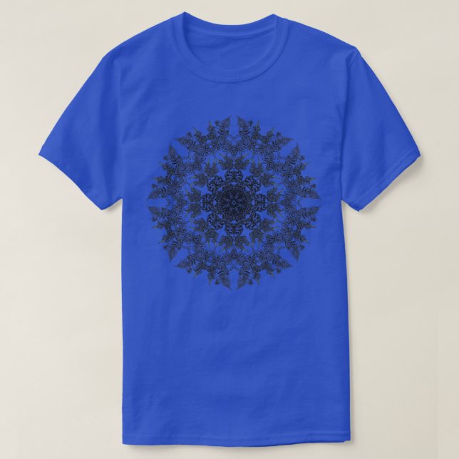 Camiseta Ferns Mandala (Frente do Design)