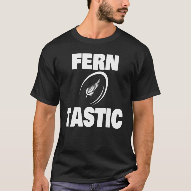 Camiseta Ferntastic Rugby Silver Fern (Frente)