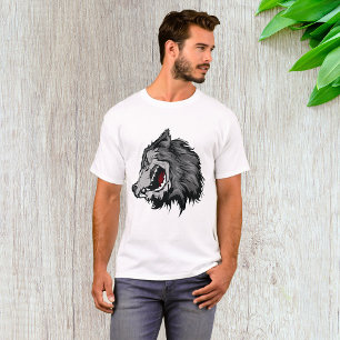 Camiseta Feroz Wolf Head Bold Wild Animal