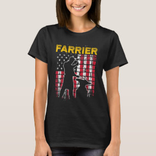 Camiseta Ferrador Ferradura Aparar Cascos de Cavalos Ferrar