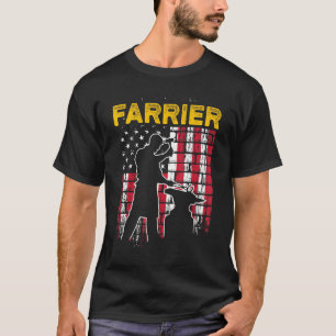 Camiseta Ferrador Ferradura Aparar Cascos de Cavalos Ferrar