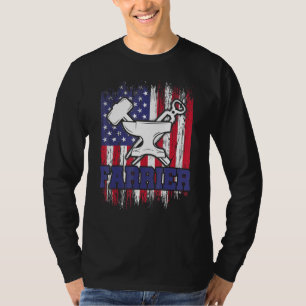 Camiseta Ferrador Ferradura Aparar Cascos de Cavalos Ferrar