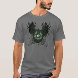 Camiseta ferradura afortunada. de alta fidelidade