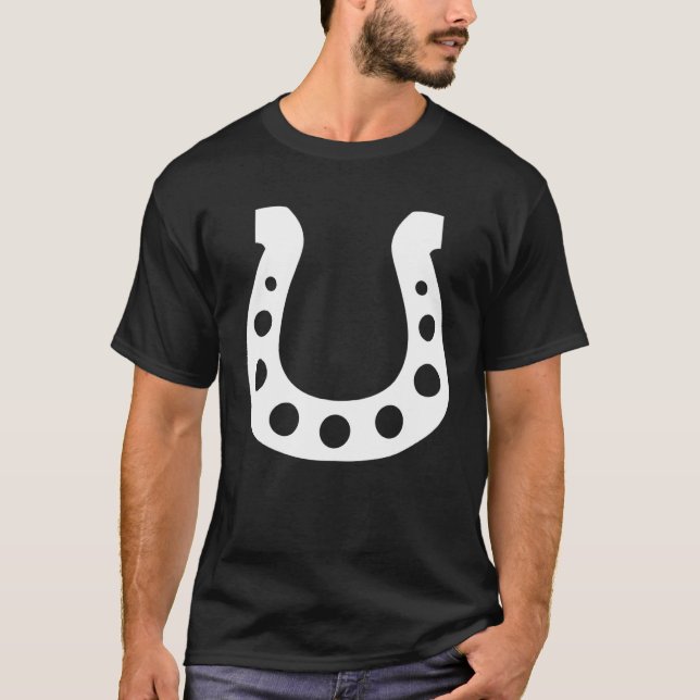 Camiseta Ferradura feliz branca (Frente)