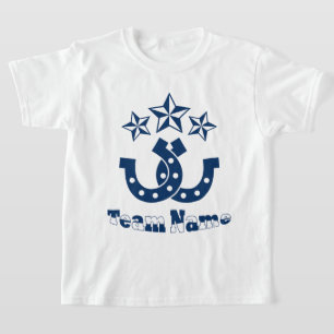 Camiseta Ferradura Personalizada Única de Crianças Personal