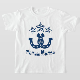 Camiseta Ferradura Personalizada Única de Crianças Personal