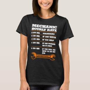 Camiseta Ferramenta da profissão de mecânico de automóveis